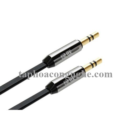 Ugreen 10731 5M màu Đen Cáp âm thanh 2 đầu 3.5mm dương dây dẹt 10731 30010731